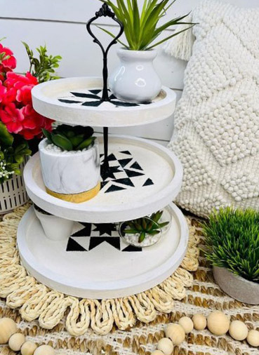 Tiered Tray Paint Party