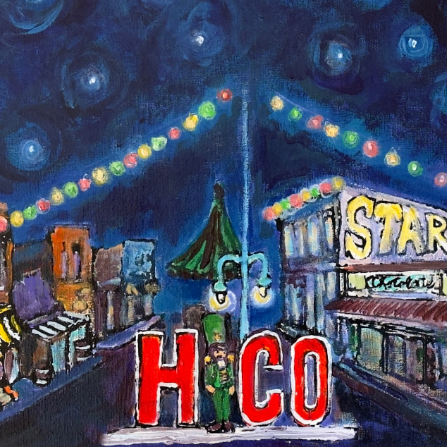 Christmas Paint Party with Live Local Artist
