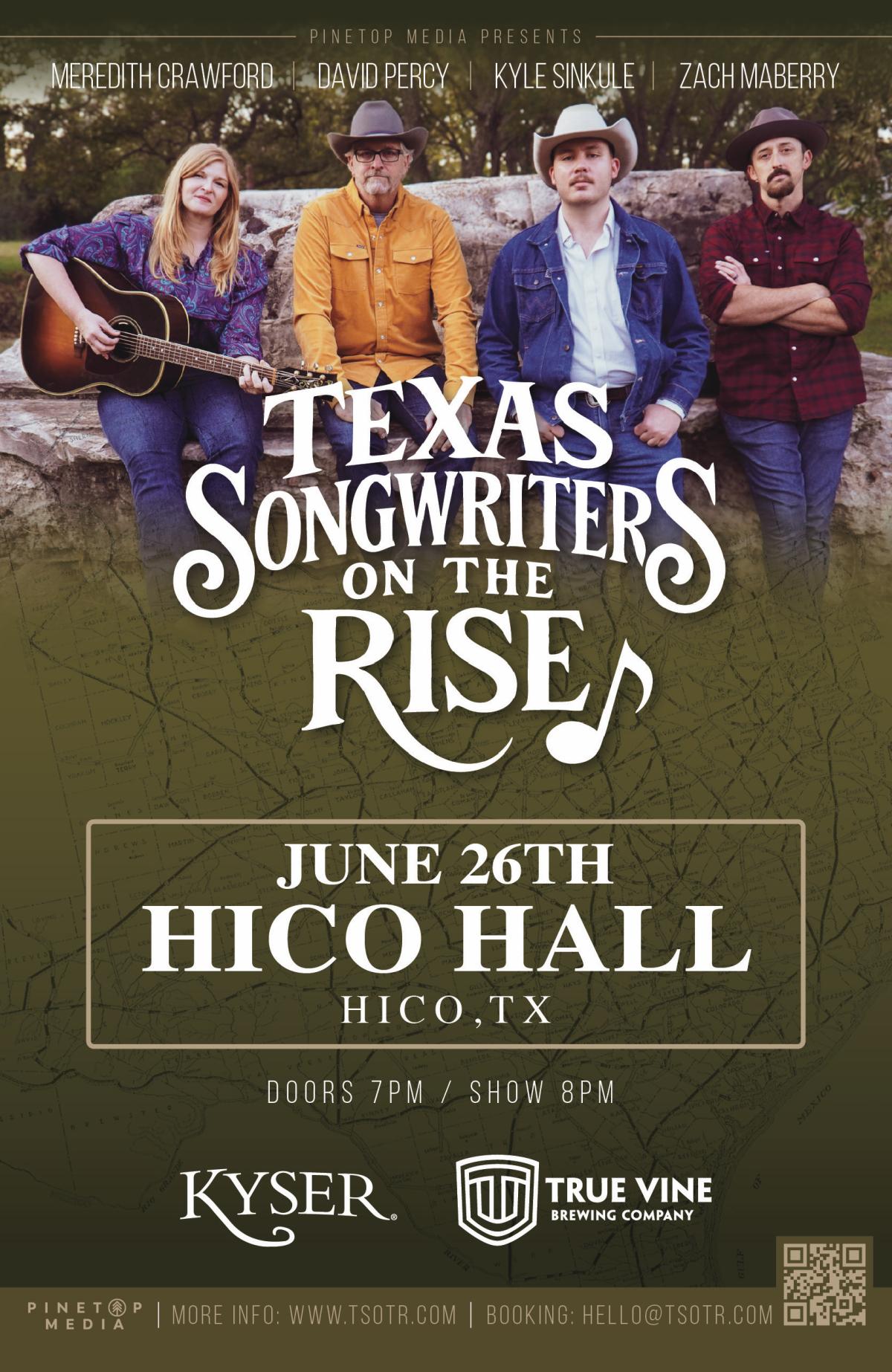 Texas Songwriters on the Rise 2026